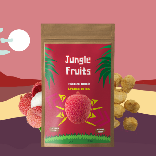 Freeze Dried Lychee Chunks - Jungle Fruits