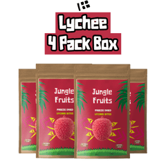 jungle fruits freeze dried lychee (litchi) fruits subscription box 