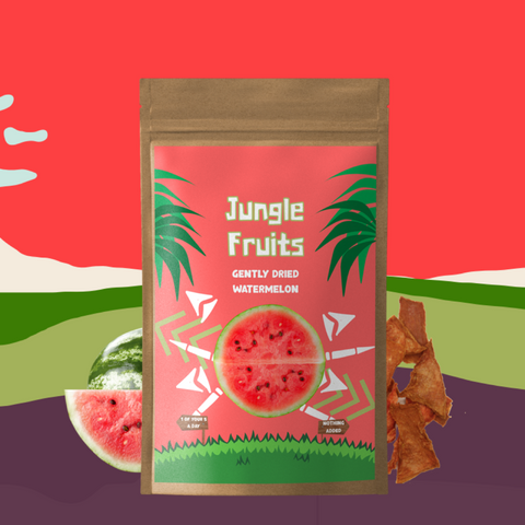 Gently Dried watermelon jerky - Jungle Fruits